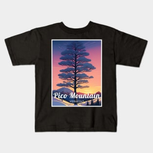 Pico mountain ski - vermont Kids T-Shirt